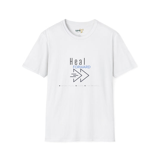 Heal Forward T-Shirt — Inspirational Recovery Tee with Arrow Graphic