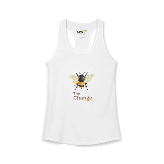 BEE The Change Racerback Tank