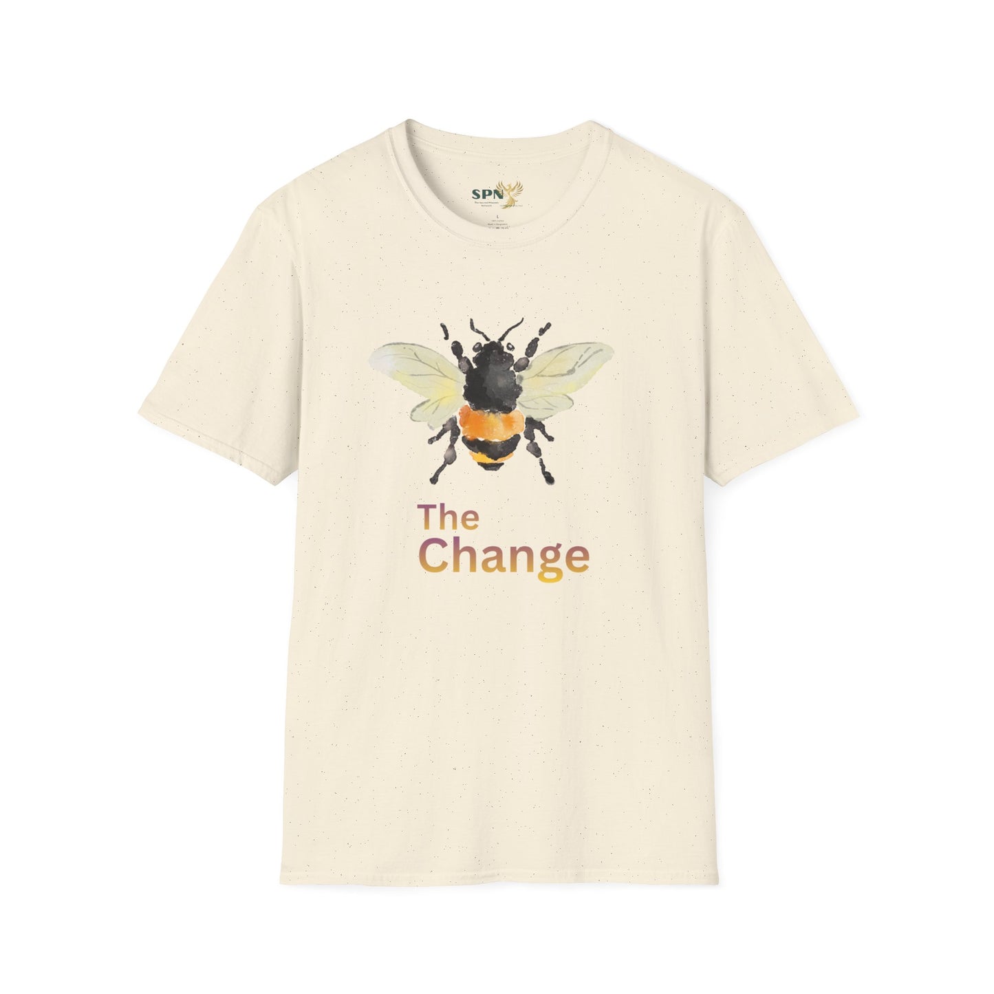 Bee Graphic T-Shirt — 'The Change' Watercolor Bee Tee