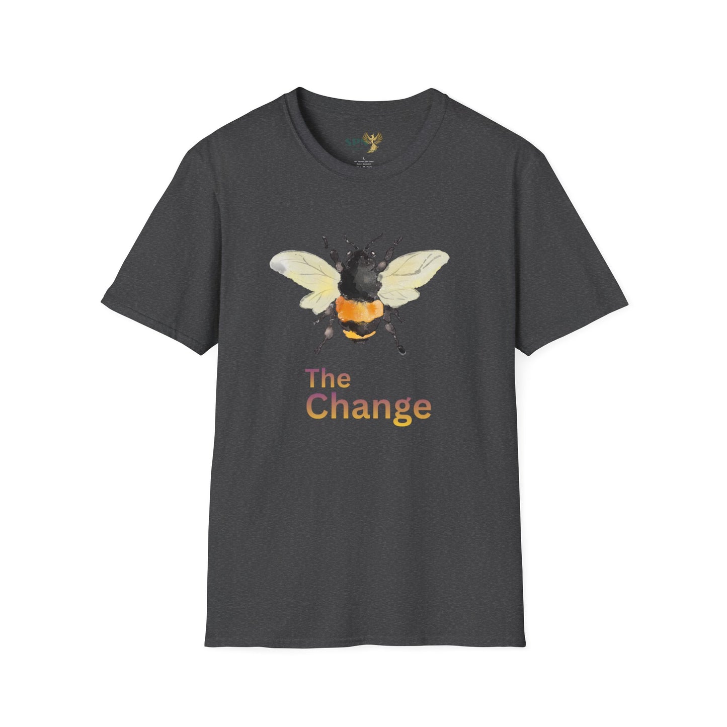 Bee Graphic T-Shirt — 'The Change' Watercolor Bee Tee