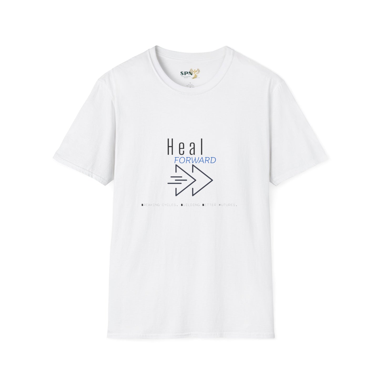 Heal Forward T-Shirt — Inspirational Recovery Tee with Arrow Graphic