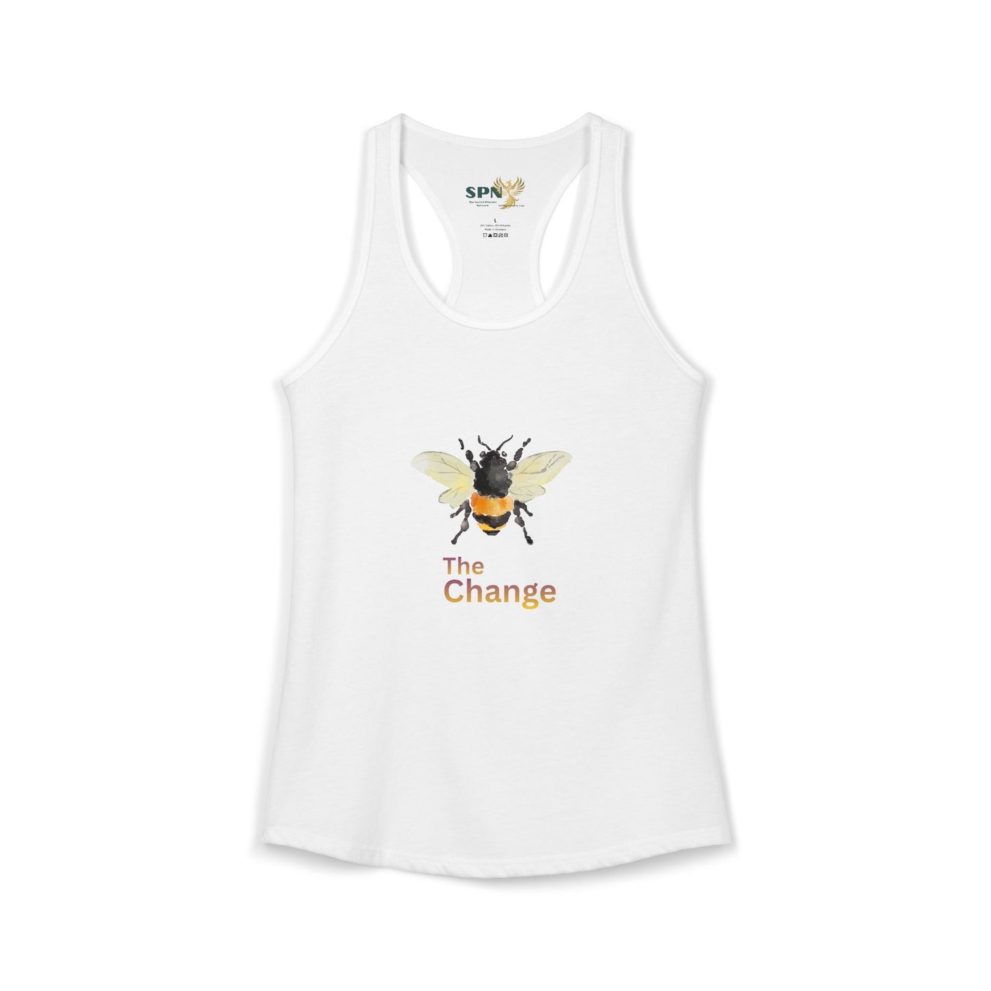 BEE The Change Racerback Tank