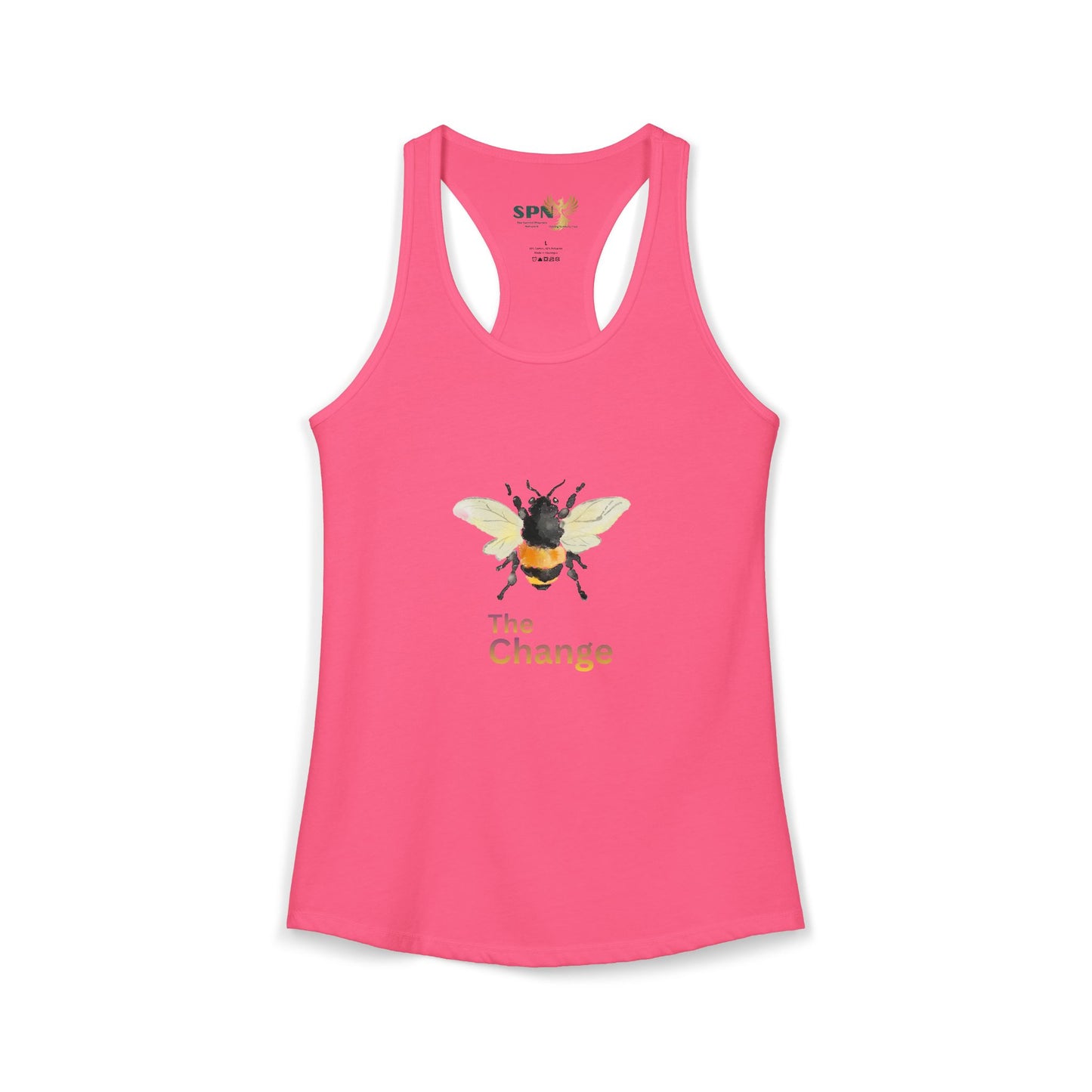 BEE The Change Racerback Tank