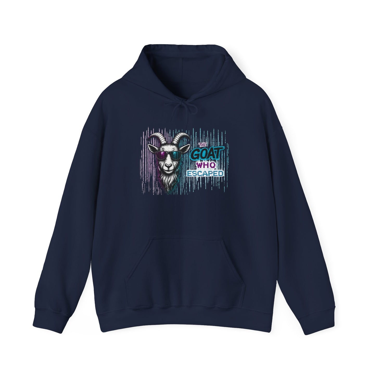 The GOAT Who Escaped™ Hoodie | Funny Inspirational Unisex Graphic Hoodie