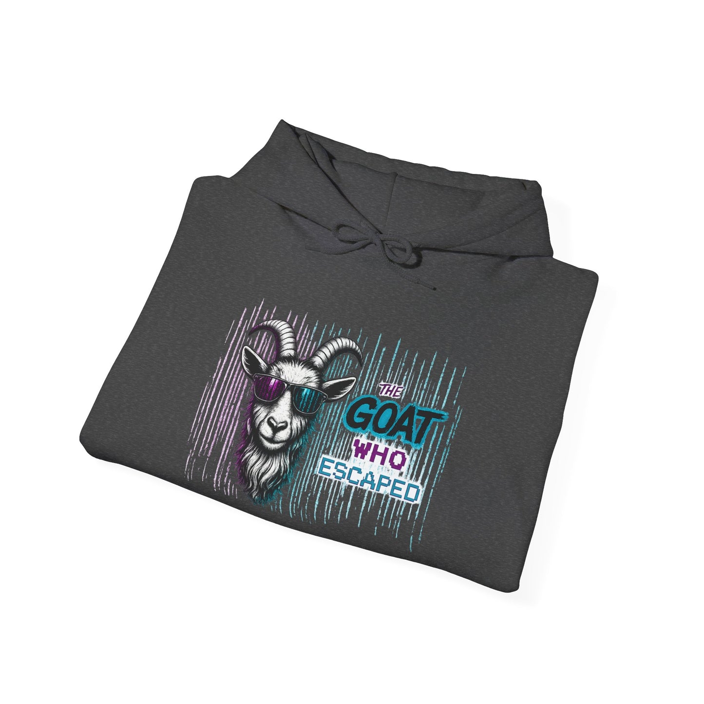 The GOAT Who Escaped™ Hoodie | Funny Inspirational Unisex Graphic Hoodie