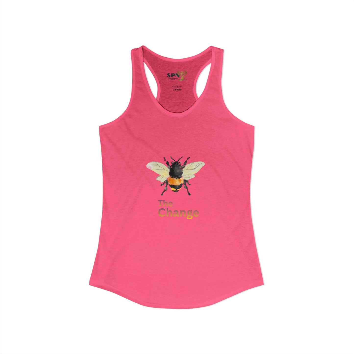 BEE The Change Racerback Tank
