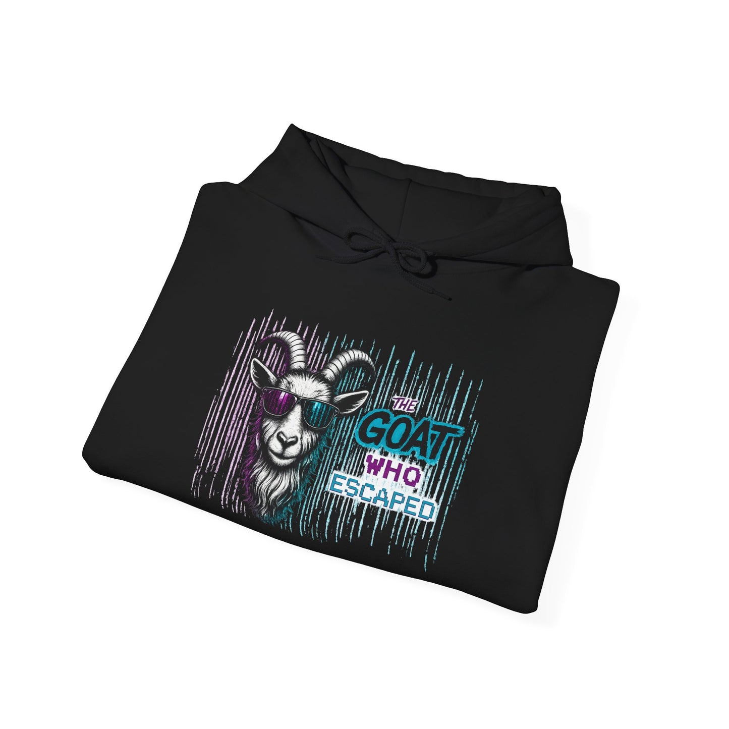 The GOAT Who Escaped™ Hoodie | Funny Inspirational Unisex Graphic Hoodie