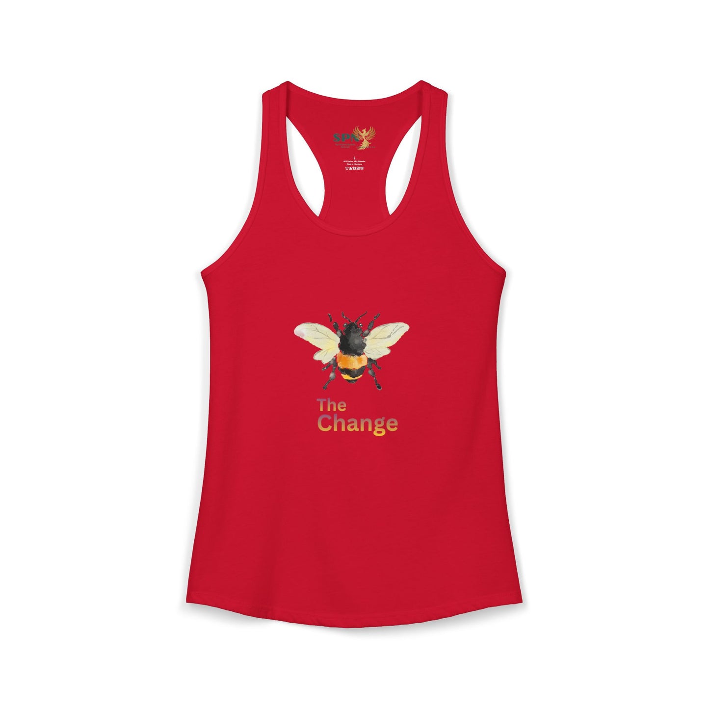 BEE The Change Racerback Tank