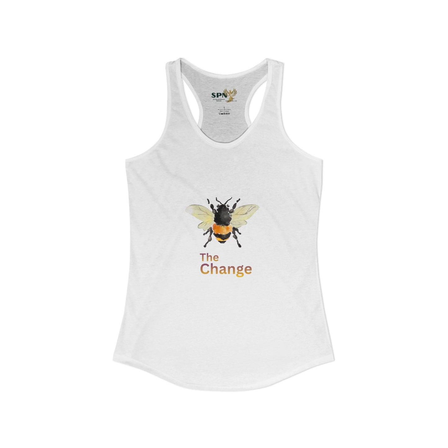 BEE The Change Racerback Tank