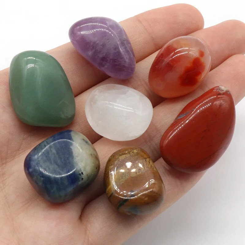 EMF Orgonite 7 Chakra Energy Rainbow Meditation Pendant Jewelry Gift Crystal Necklace Energy Pendant EMF Protection