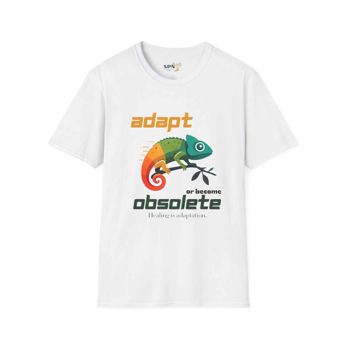 "Adapt or Become Obsolete" Inspirational Graphic Tee