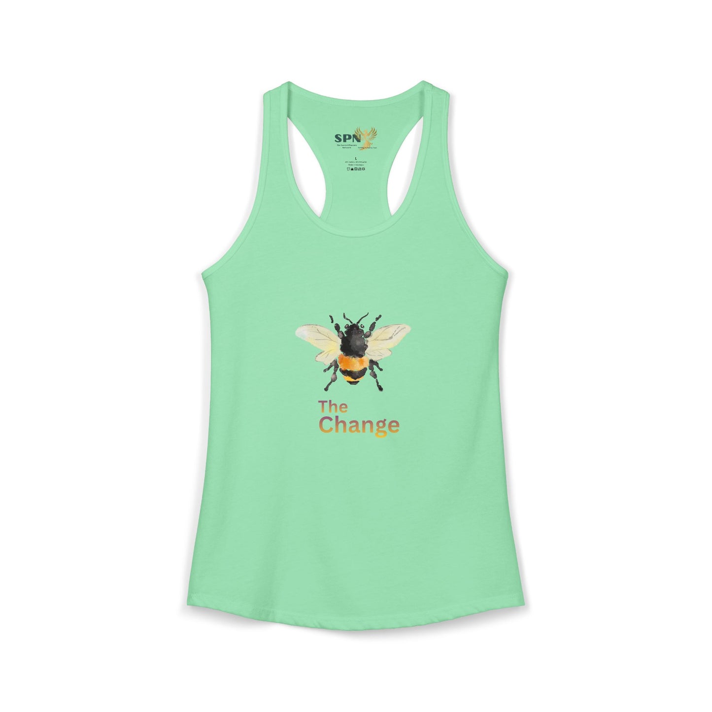 BEE The Change Racerback Tank