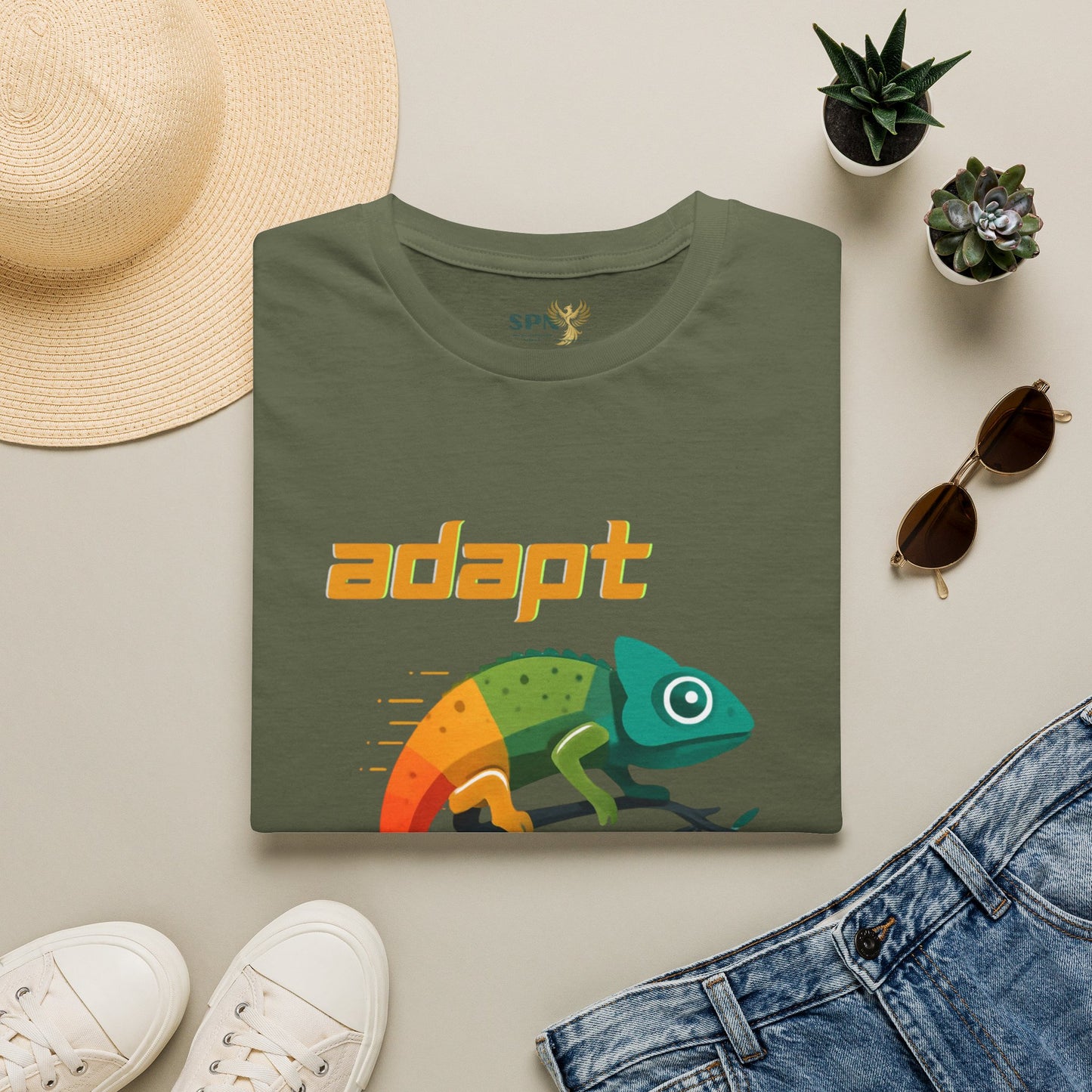 "Adapt or Become Obsolete" Inspirational Graphic Tee