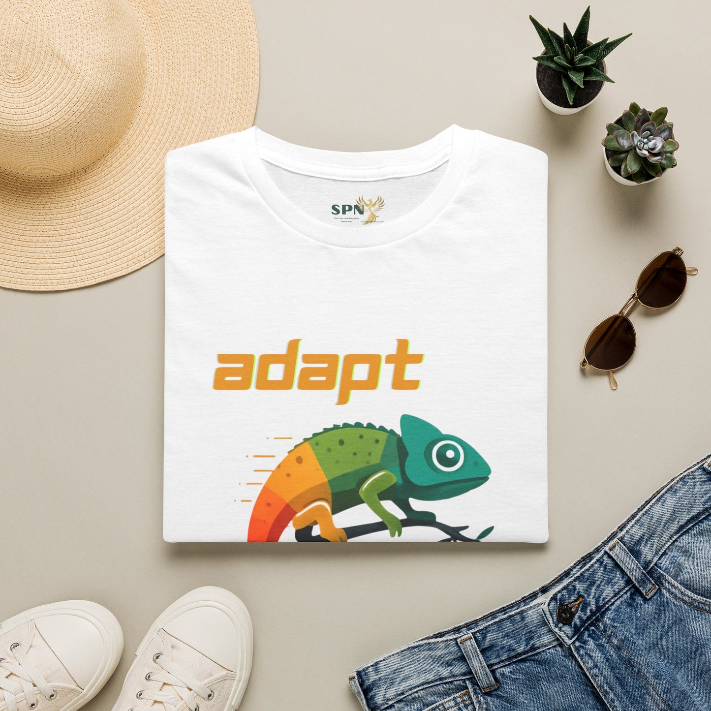 "Adapt or Become Obsolete" Inspirational Graphic Tee