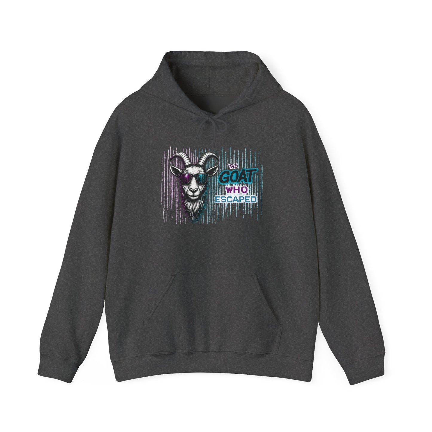 The GOAT Who Escaped™ Hoodie | Funny Inspirational Unisex Graphic Hoodie