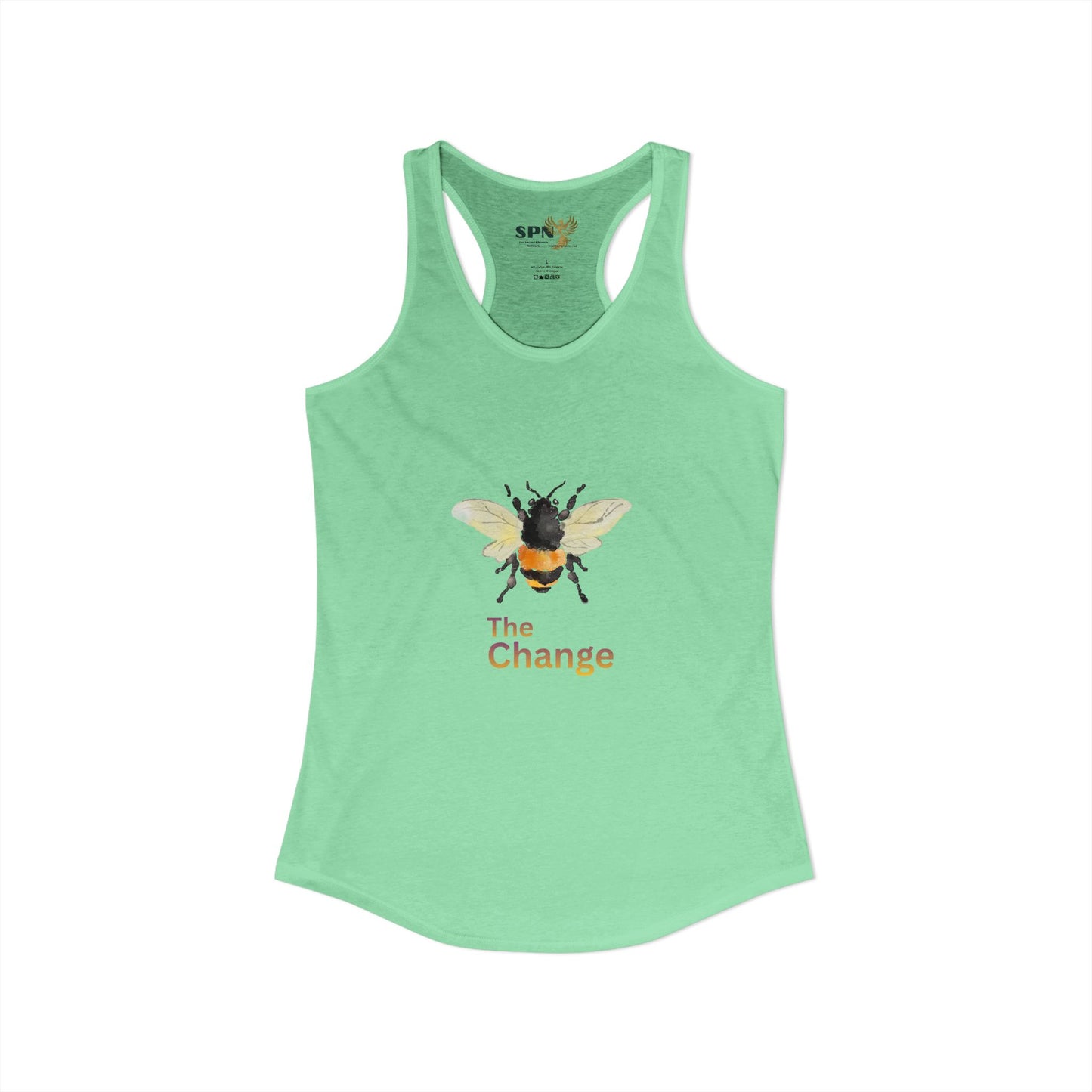 BEE The Change Racerback Tank