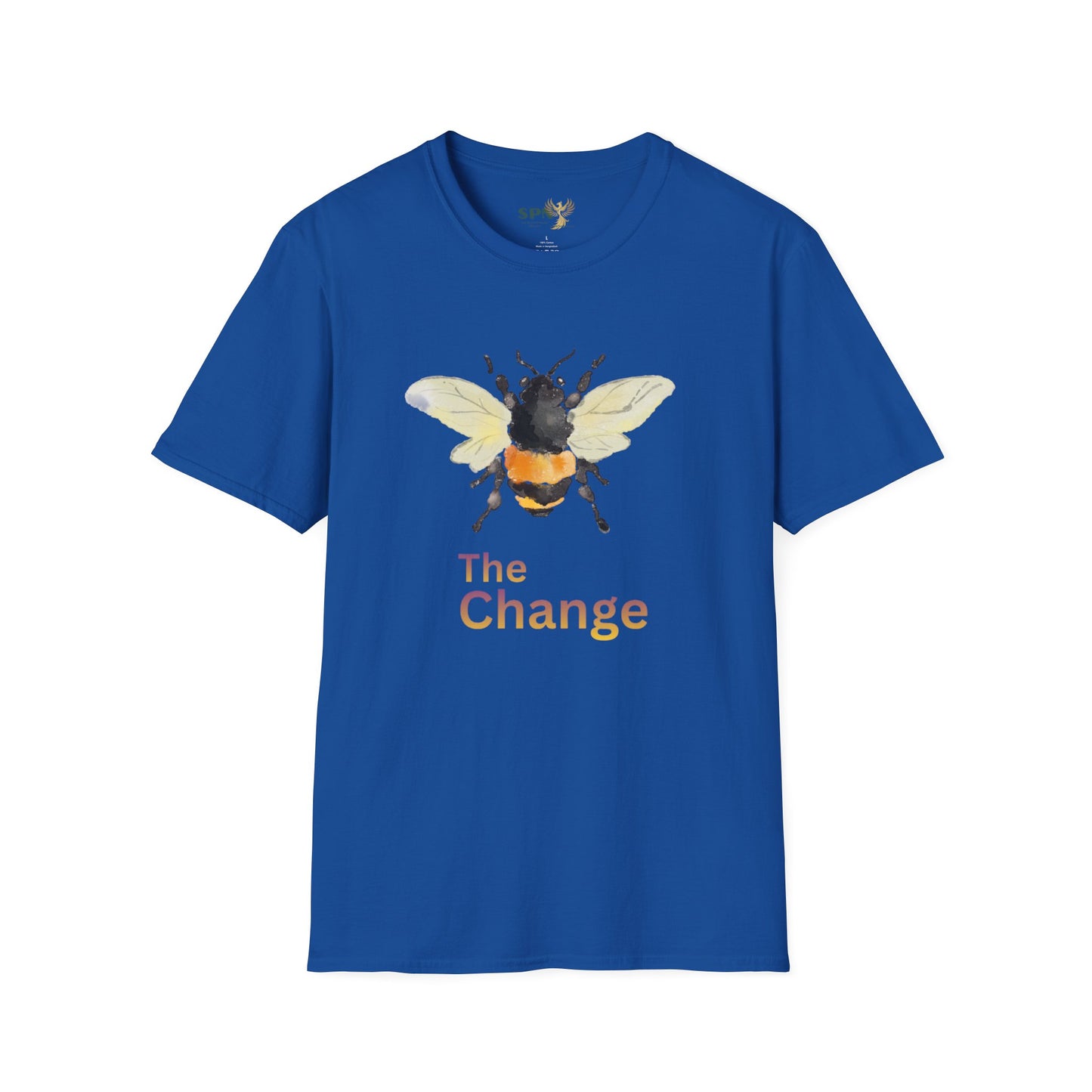Bee Graphic T-Shirt — 'The Change' Watercolor Bee Tee