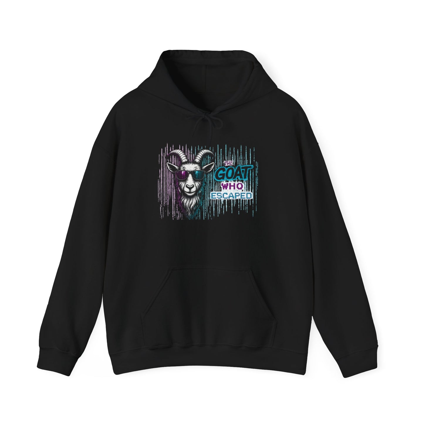 The GOAT Who Escaped™ Hoodie | Funny Inspirational Unisex Graphic Hoodie