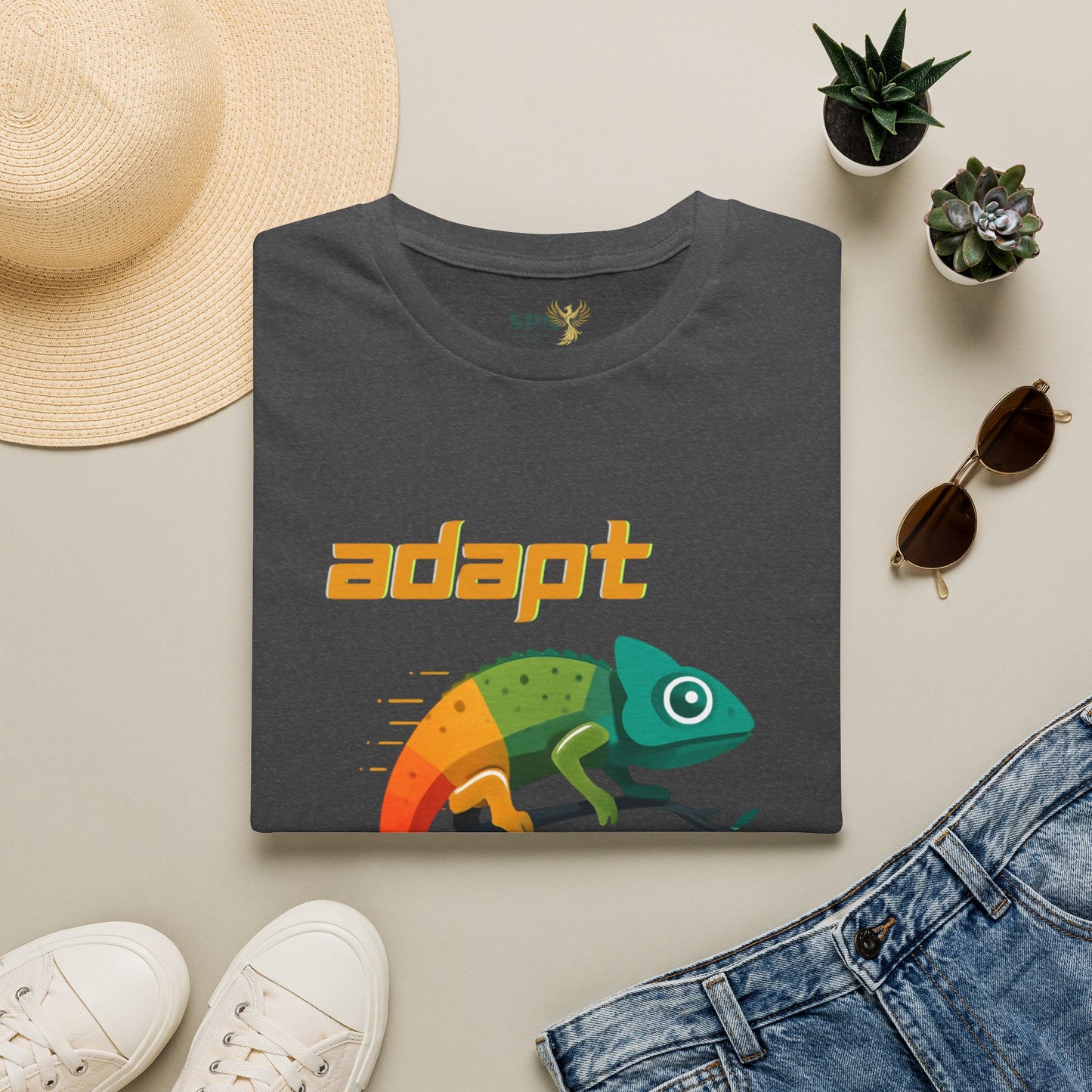 "Adapt or Become Obsolete" Inspirational Graphic Tee