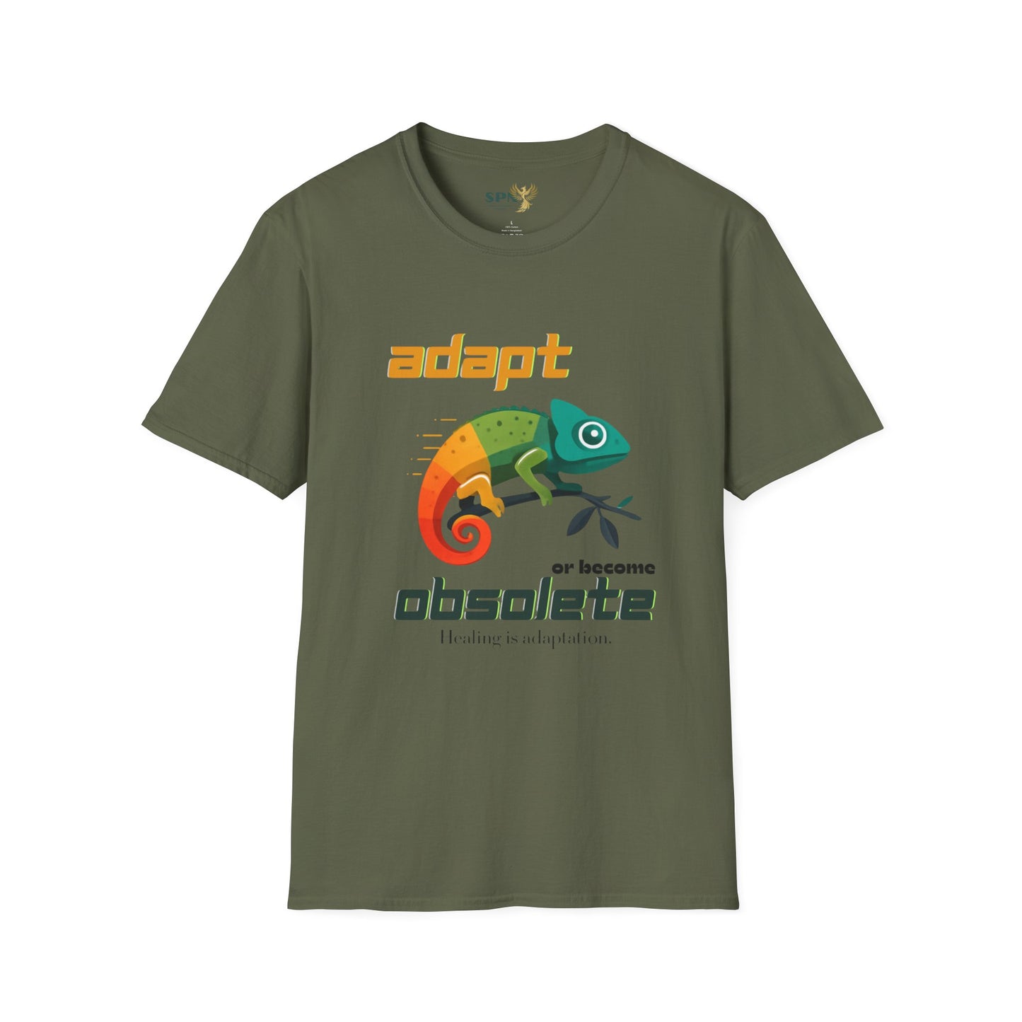 "Adapt or Become Obsolete" Inspirational Graphic Tee