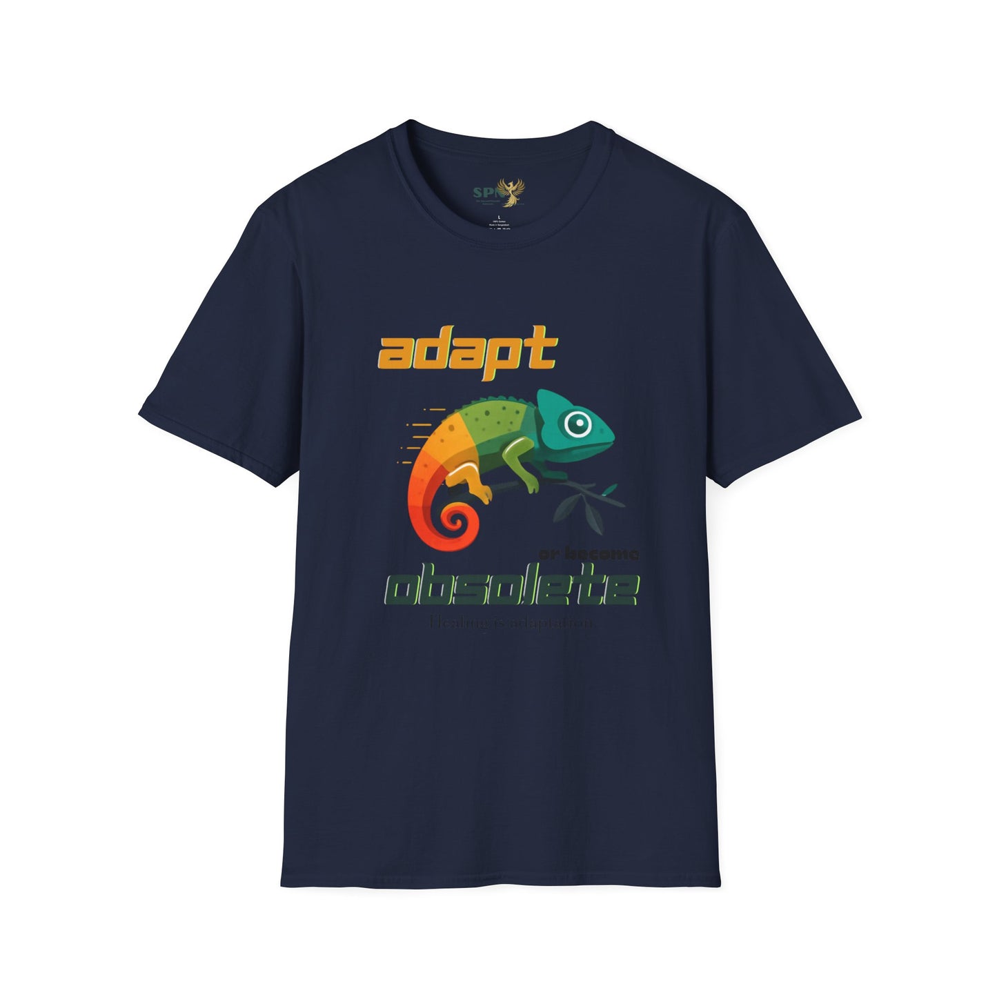 "Adapt or Become Obsolete" Inspirational Graphic Tee