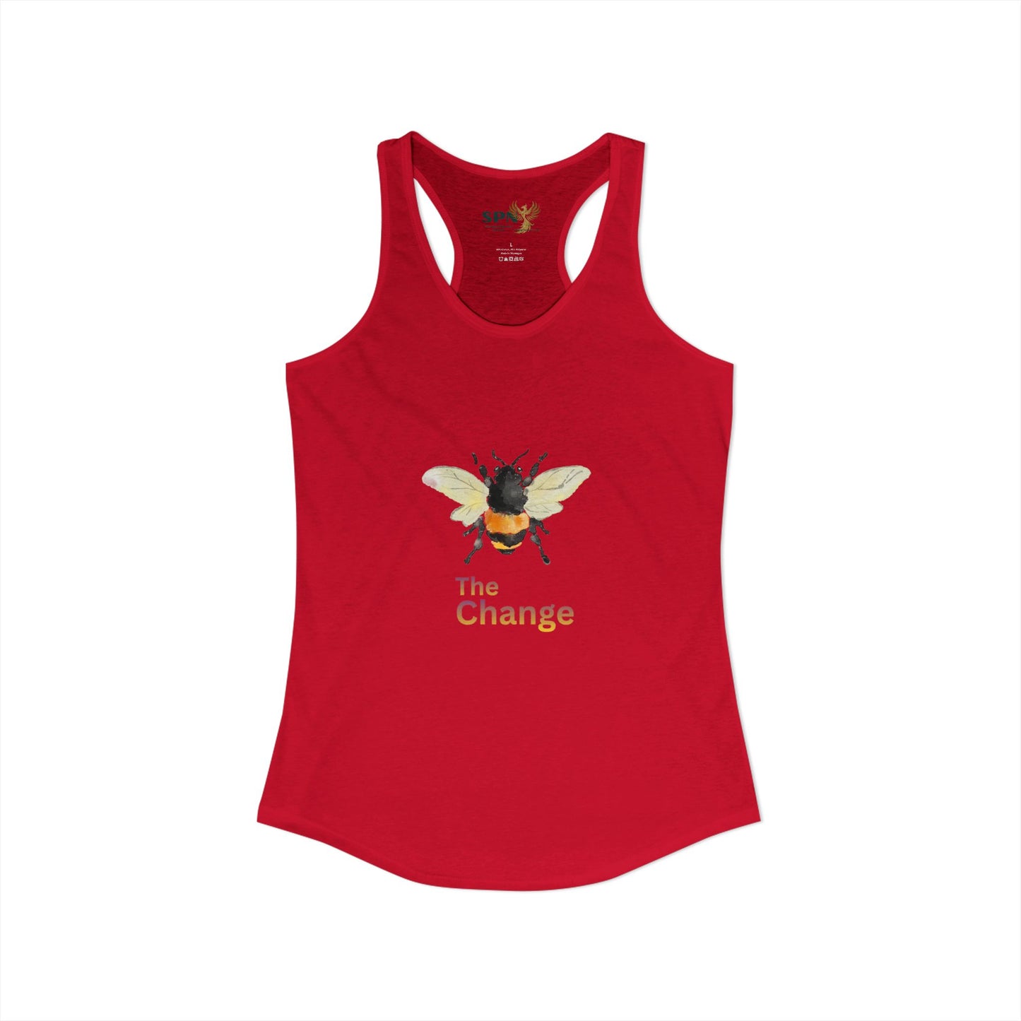 BEE The Change Racerback Tank